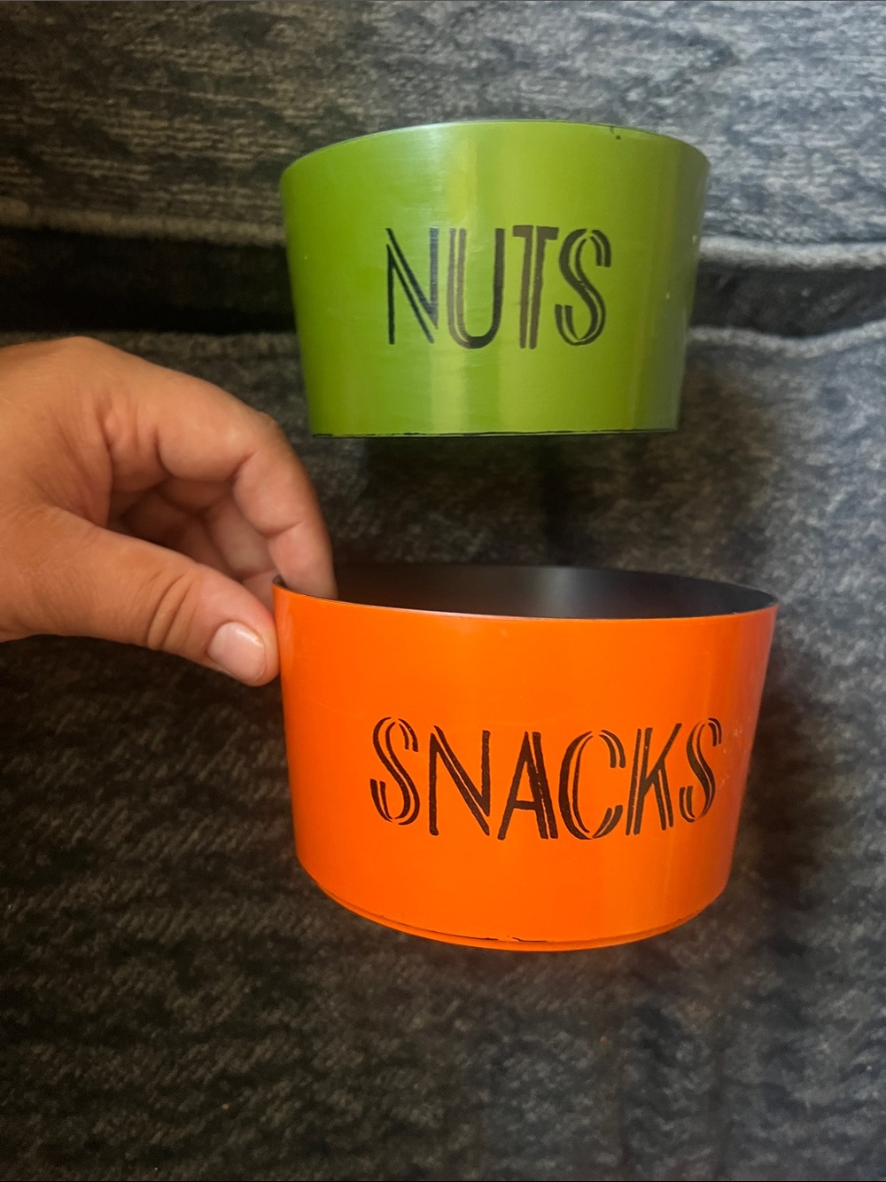 Mid century Snacks & Nuts Nesting containers